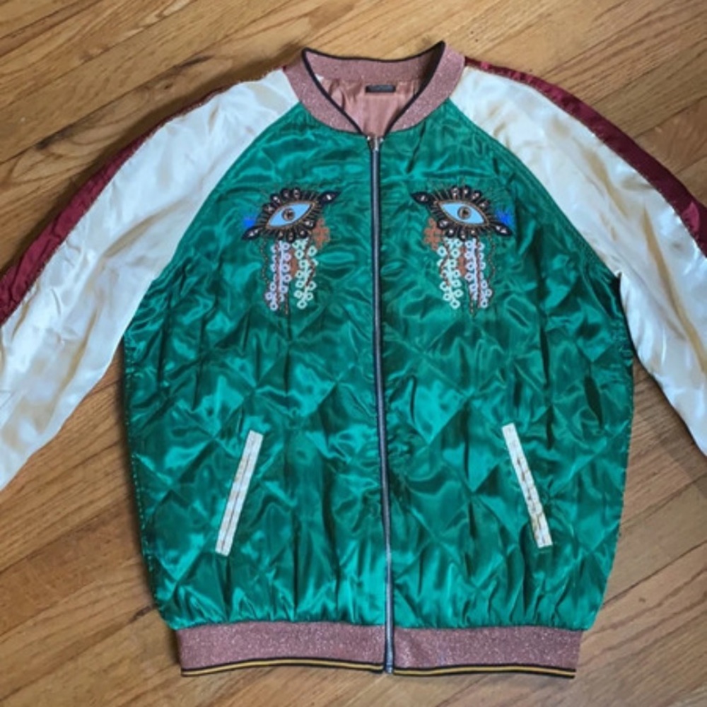 Scotch and soda reversible bomber